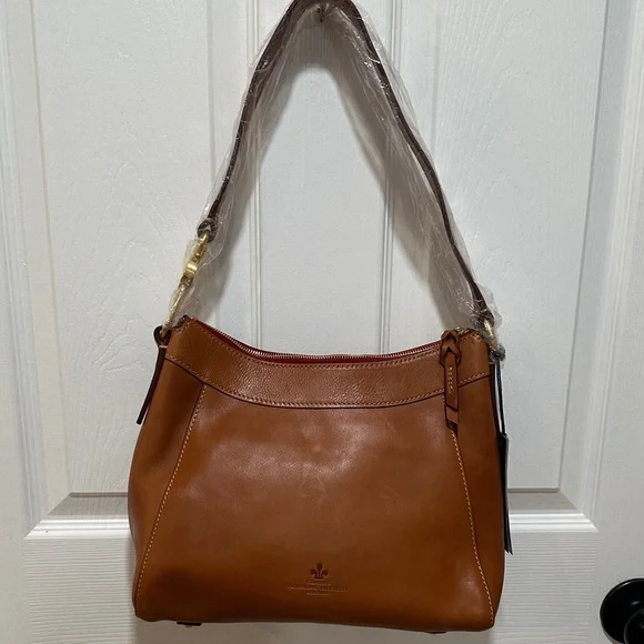 Dooney & Bourke Tan Leather Shoulder Bag